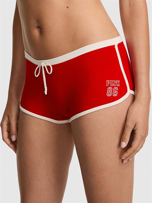 Pink Pamuklu Boyshort Kulot ön görünüm