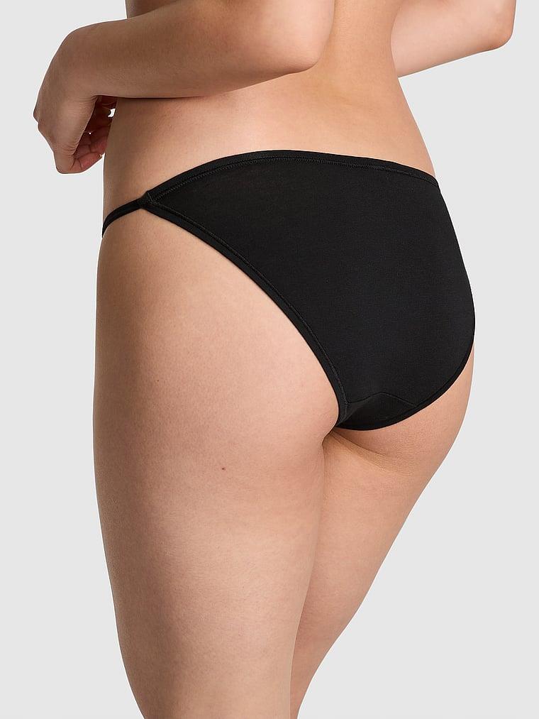 Pink Pamuklu Askili Bikini Kulot arka görünümü