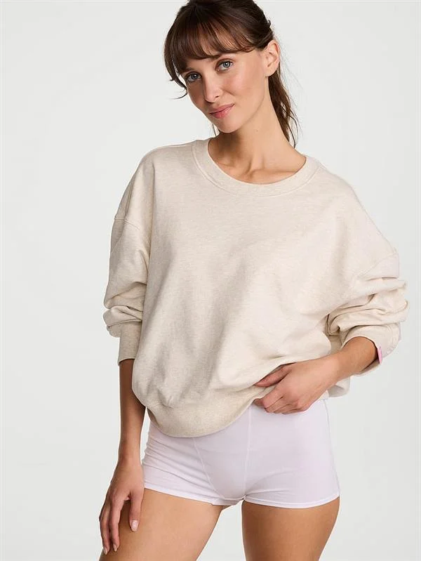 Obsessed Yuvarlak Yaka Crop Sweatshirt