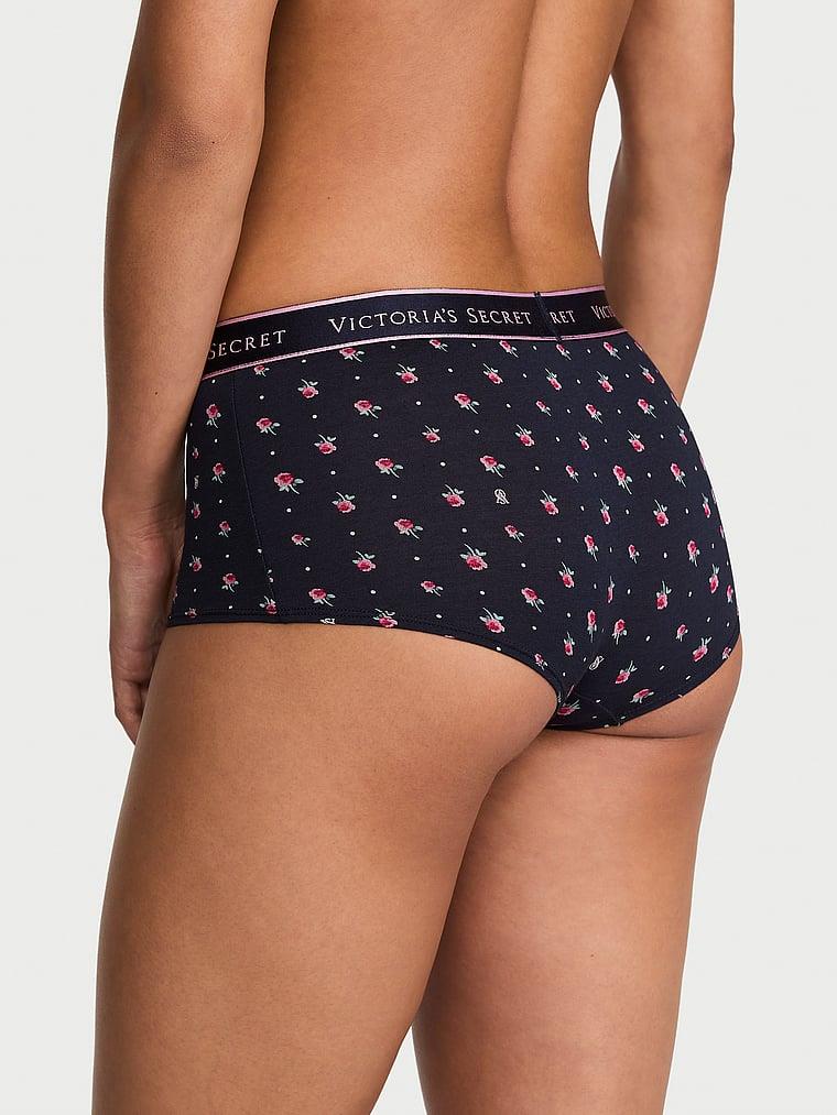 Logolu Pamuklu Boyshort Kulot arka görünümü