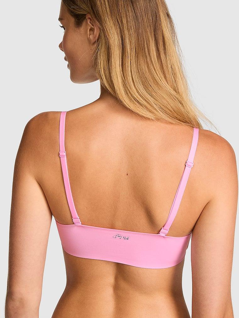Pink Marshmallow Hafif Dolgu Destekli Balensiz Konforlu Sütyen arka görünüm