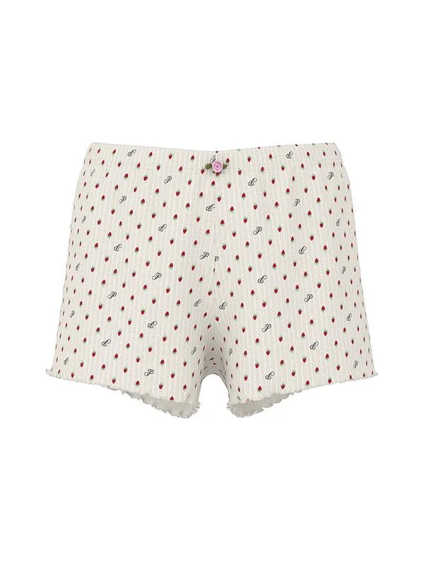 Pink Pointelle Sort ön görünüm