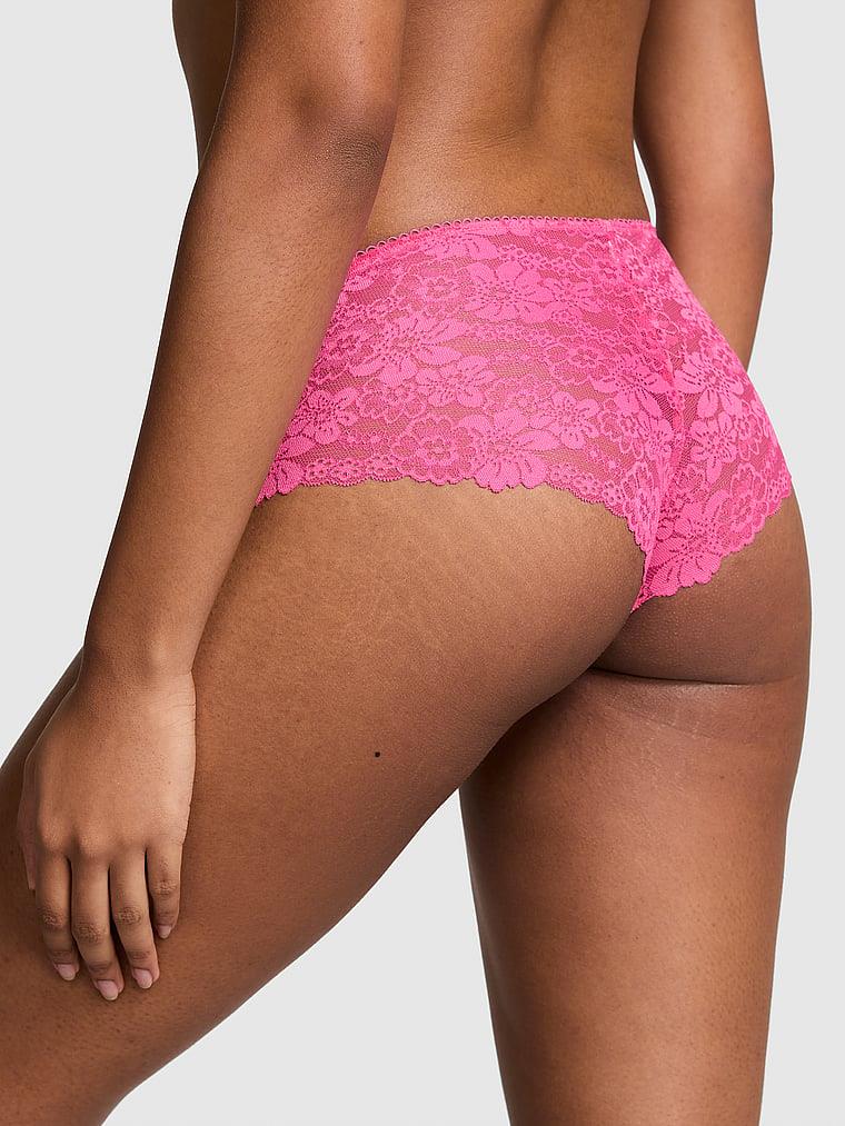Pink Lazer Kesim Cheeky Kulot arka görünümü