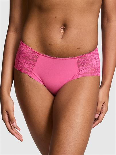 Pink Lazer Kesim Cheeky Kulot ön görünüm
