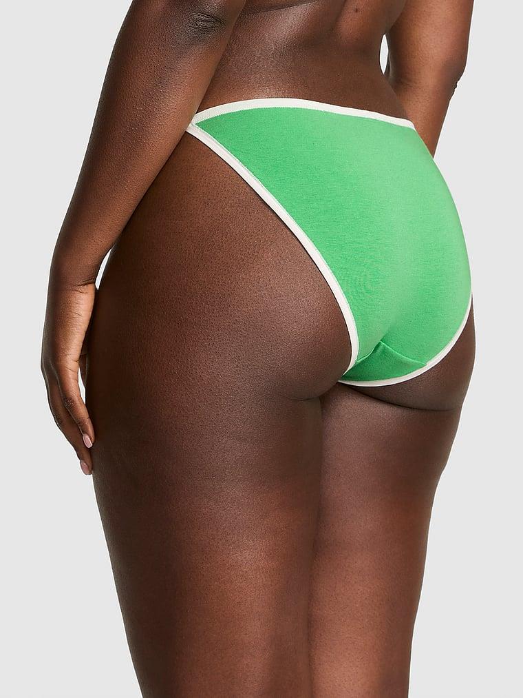 Pink Pamuklu Askili Bikini Kulot arka görünümü