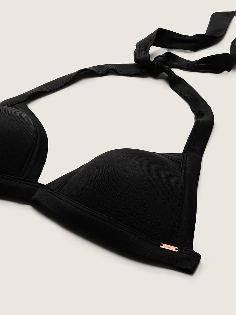 Pink Push Up Ucgen Bikini Ustu arka görünüm