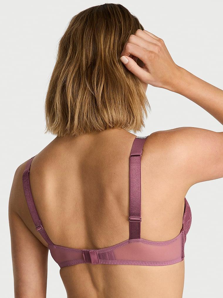 Işıltılı Askili Dantelli Push Up Sütyen arka görünüm