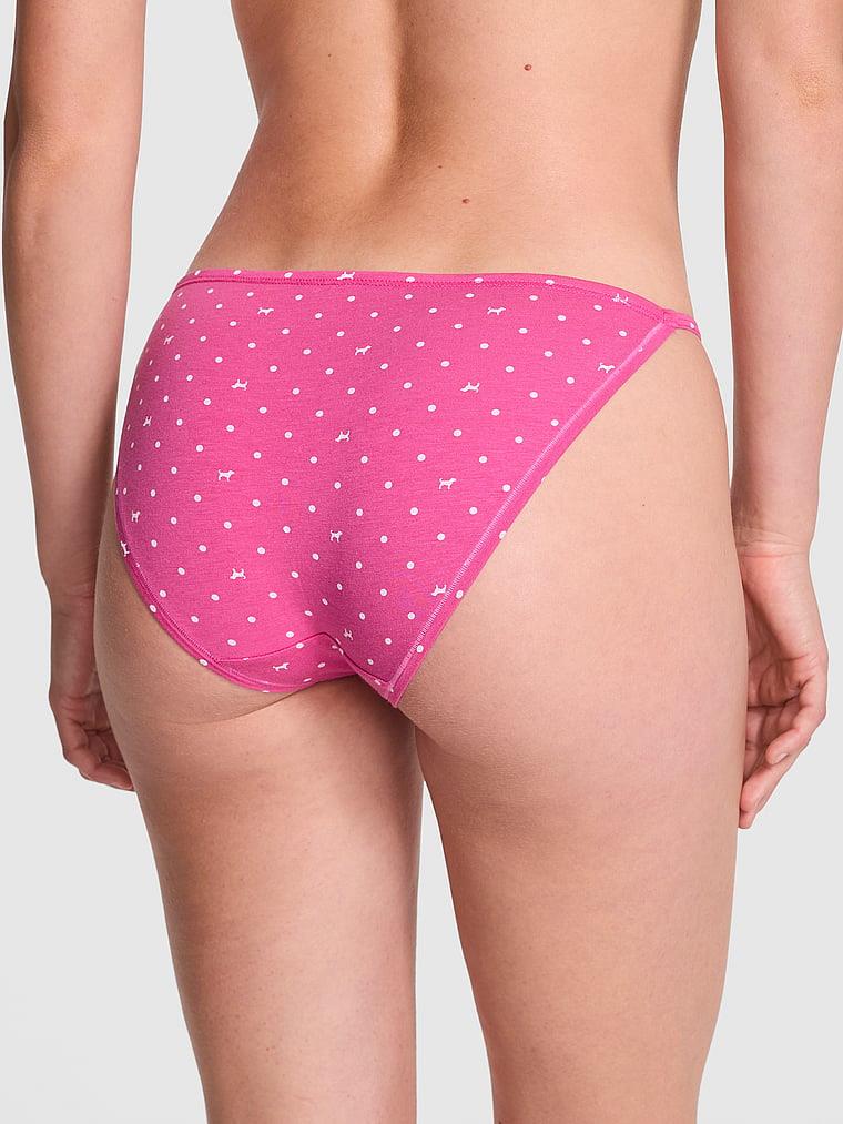 Pink Pamuklu Askili Bikini Kulot arka görünümü