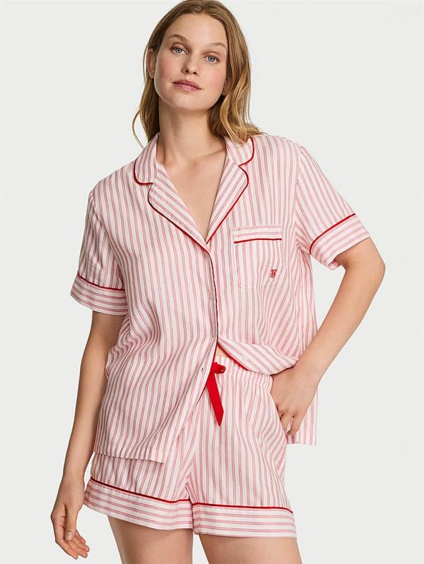 Flannel Sortlu Pijama Takimi