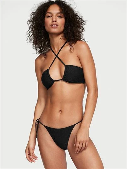 Buzgulu Baglama Detayli Bikini Ustu