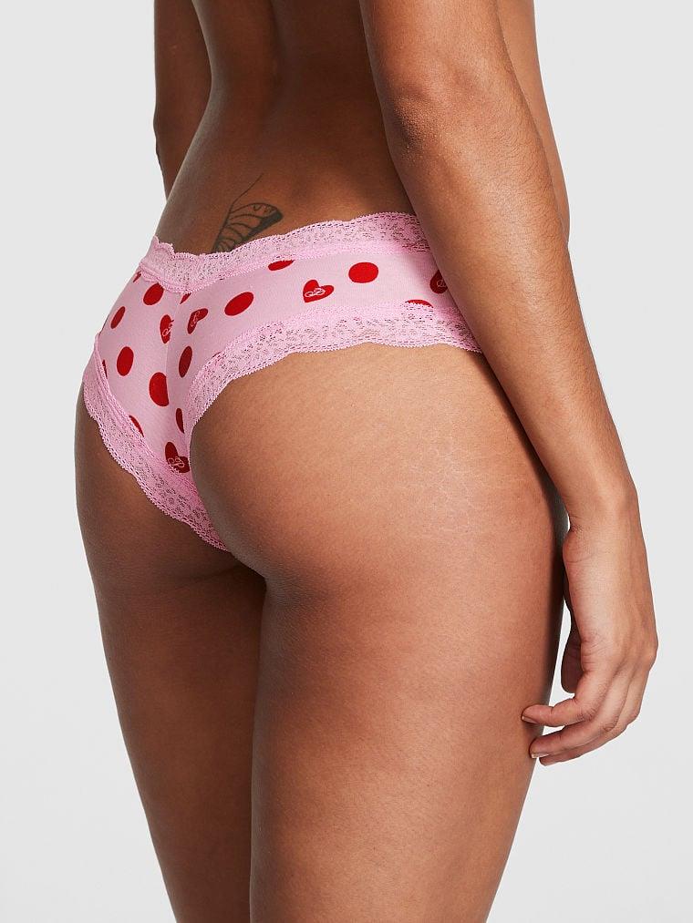 Pink Dantel Detayli Cheekster Kulot arka görünümü