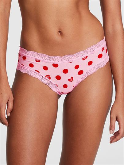 Pink Dantel Detayli Cheekster Kulot ön görünüm
