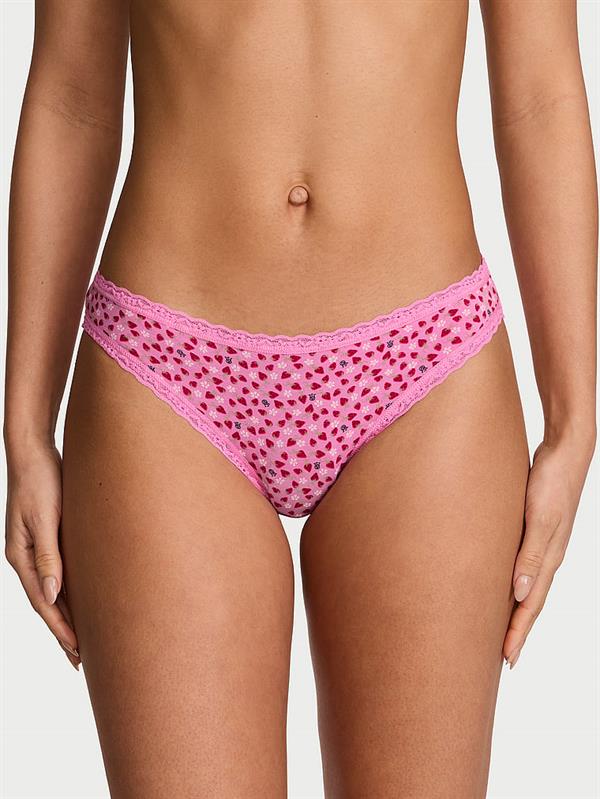 Dantelli Pamuklu Bikini Kulot ön görünüm