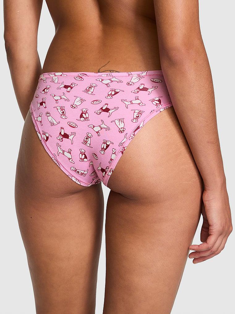 Pink Pamuklu Cheeky Kulot arka görünümü
