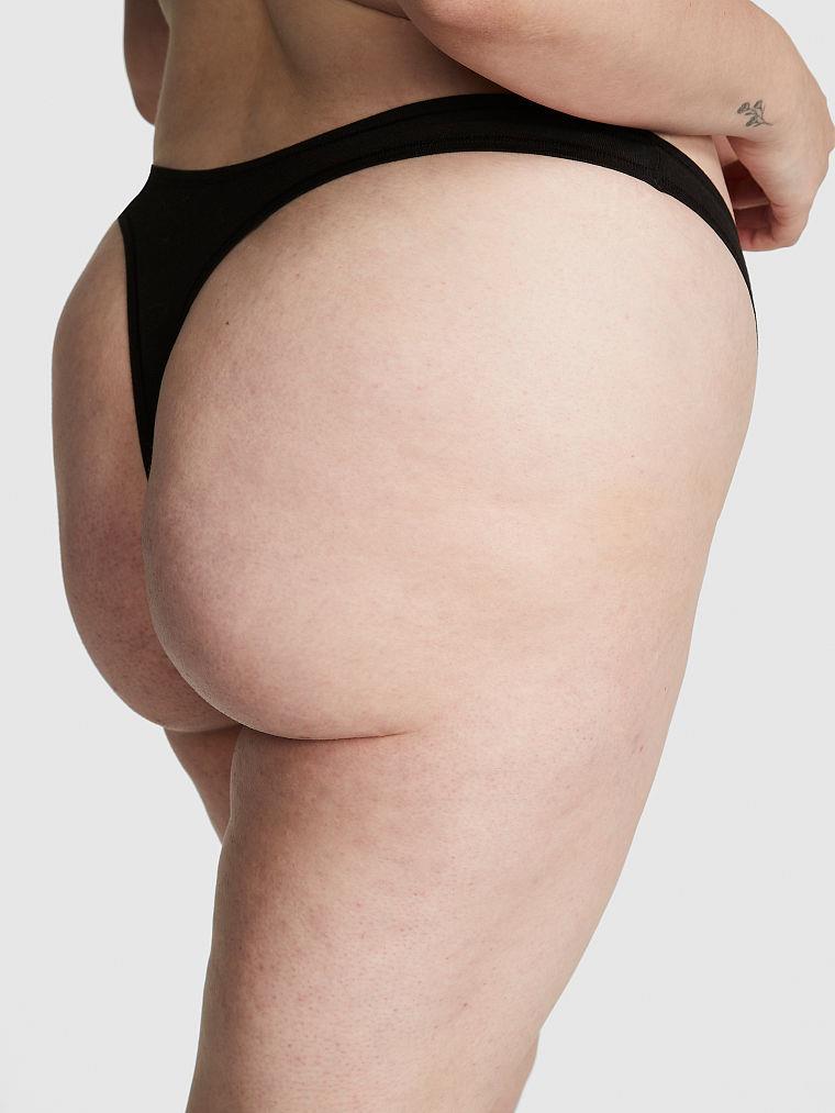 Pink Pamuklu Tanga arka görünüm