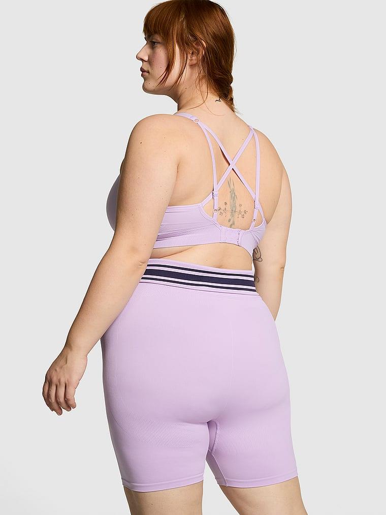 Pink Pink Seamless Katlanabilir Biker Sort arka görünümü