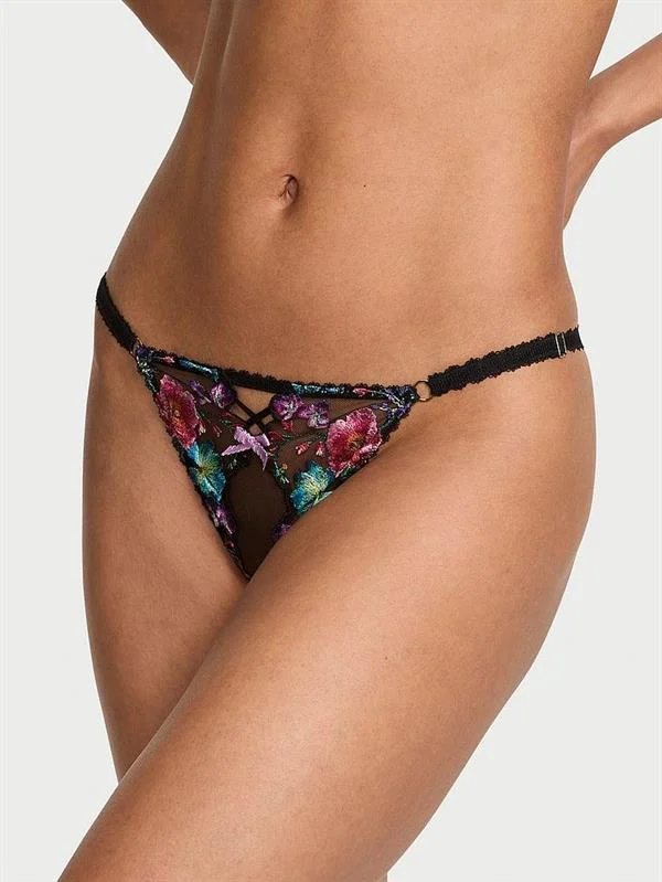 Islemeli Ayarlanabilir Askili Bikini Kulot
