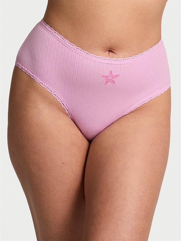 Pointelle Cheeky Kulot ön görünüm