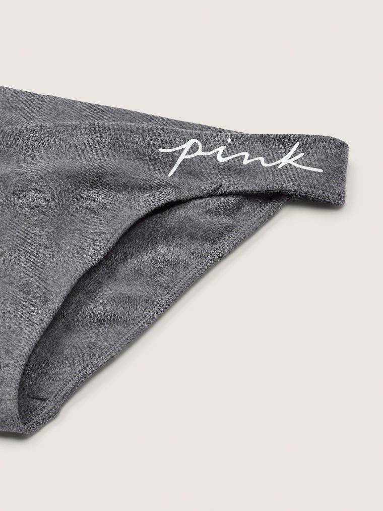 Pink Pamuk Capraz Detayli Bikini Kulot arka görünümü