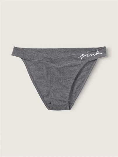 Pink Pamuk Capraz Detayli Bikini Kulot ön görünüm