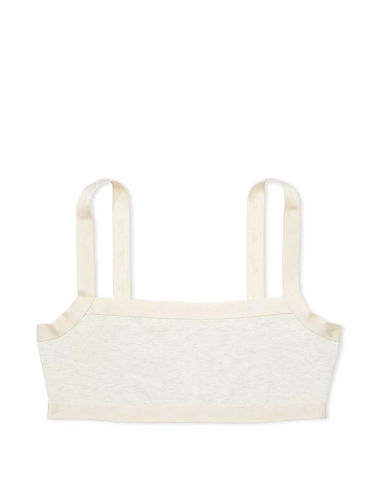 Pink Pamuklu Logolu Duz Yaka Bralet arka görünüm