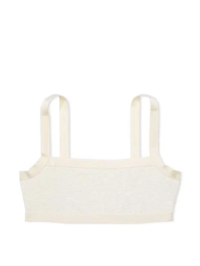 Pink Pamuklu Logolu Duz Yaka Bralet