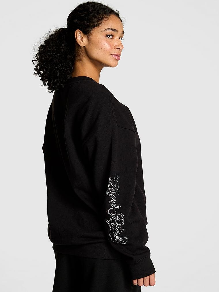 Pink Ivy Oversize Bisiklet Yaka Sweatshirt arka görünümü