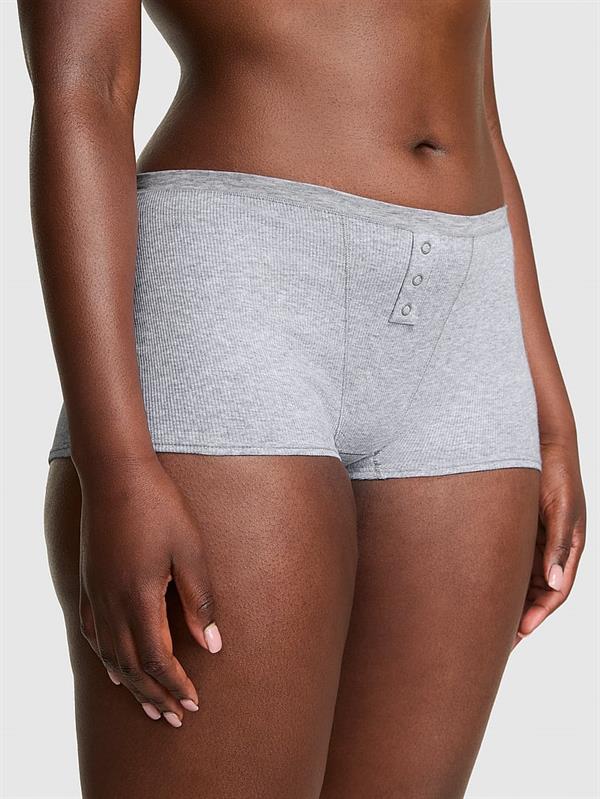 Pink Pamuklu Boyshort Kulot ön görünüm