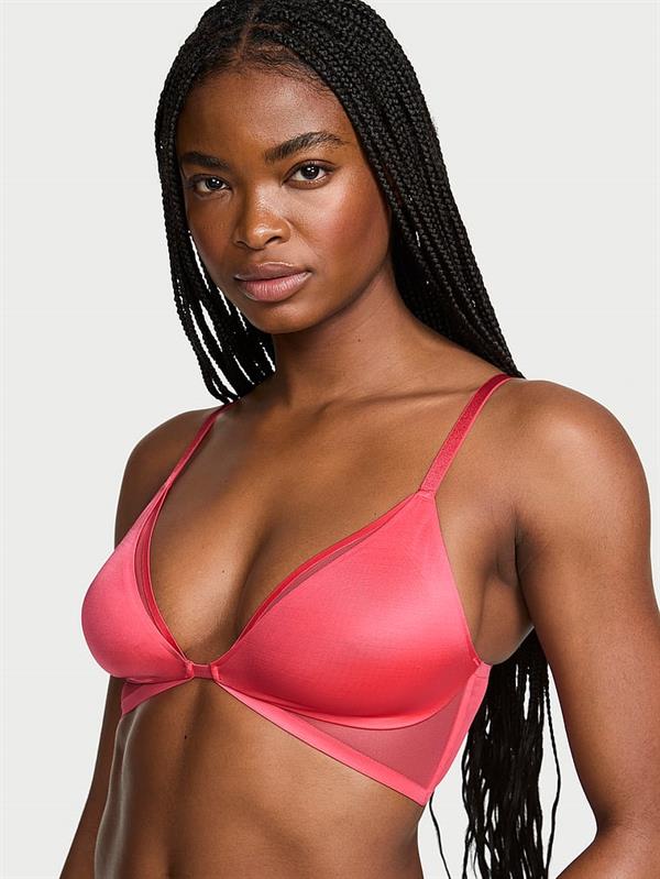 Tul Detayli Desteksiz Modern Bralet ön görünüm