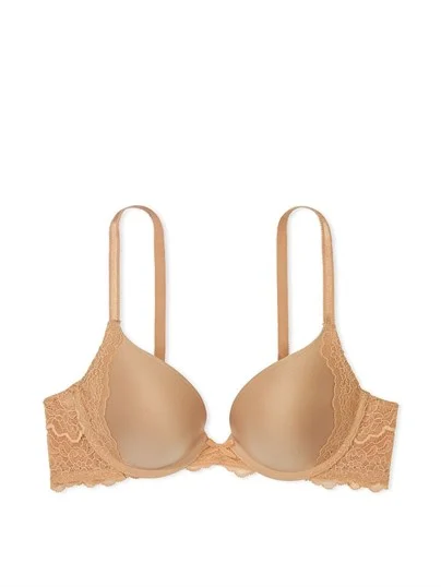 Smooth Dantelli Push Up Sütyen ön görünüm