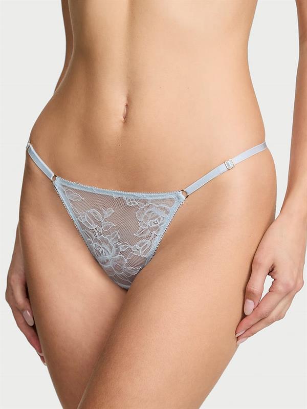 Dantelli Ayarlanabilir V String Kulot ön görünüm