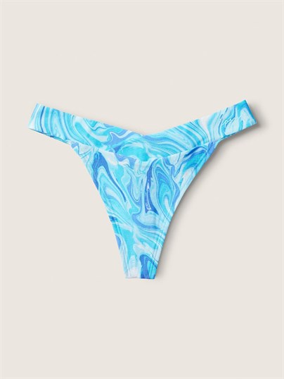 Pink Pamuk Capraz Detayli Tanga Kulot