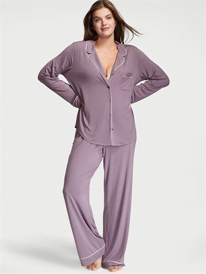 Uzun Kollu Pijama Takimi
