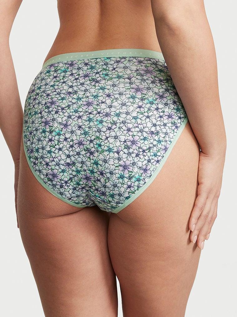 Victorias Secret Esnek Pamuklu Yüksek Bacak Boxer Kulot arka görünümü