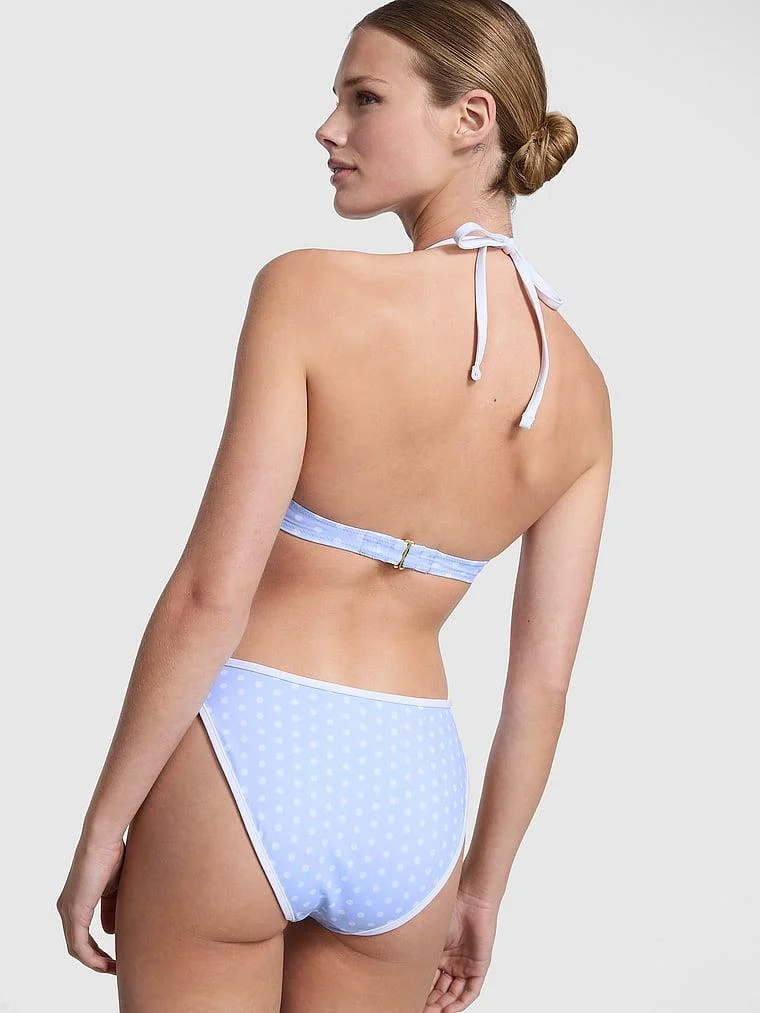 Pink Addison Push Up Bikini Ustu arka görünüm