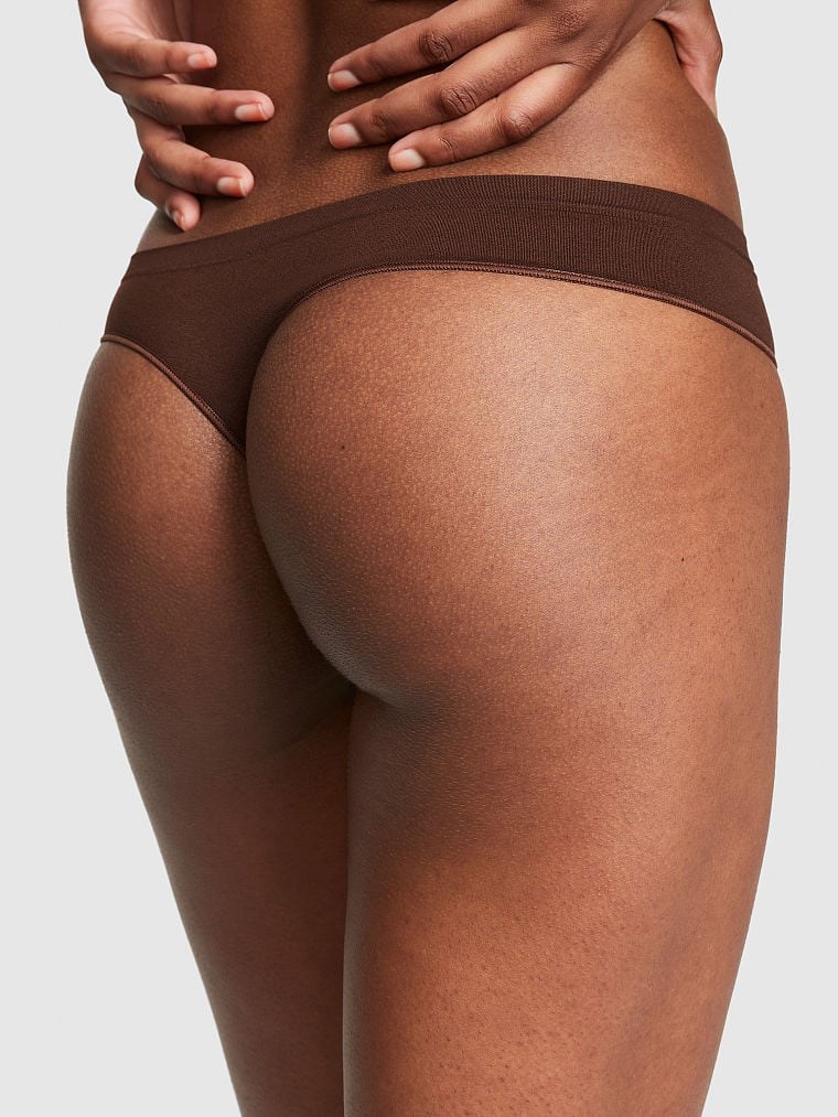 Pink Seamless Tanga arka görünümü
