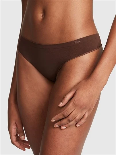 Pink Seamless Tanga