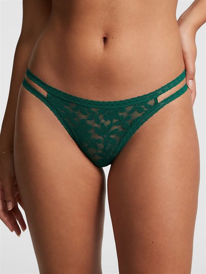 Pink Dantelli Askili Tanga