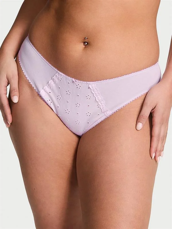 Esnek Pamuklu Fistolu Bikini Kulot ön görünüm