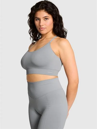 Pink Seamless Scoop Sporcu Sütyeni