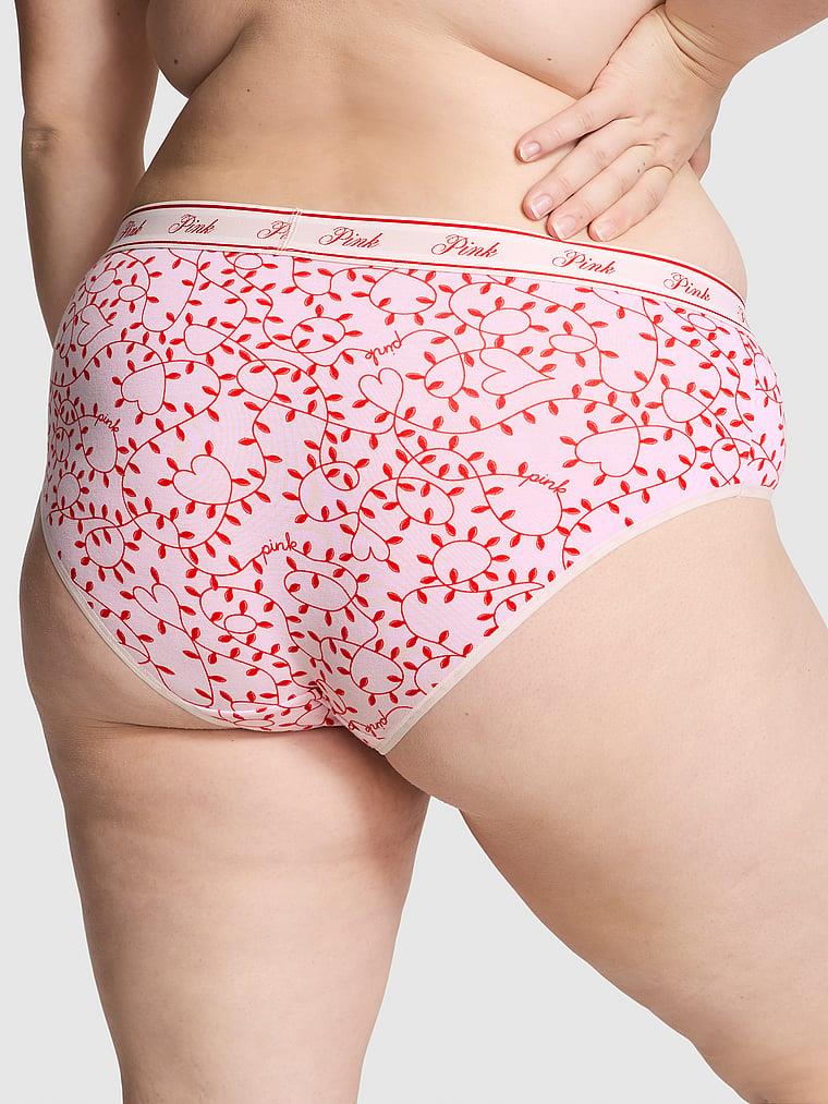 Pink Logolu Pamuklu Hiphugger Kulot arka görünüm
