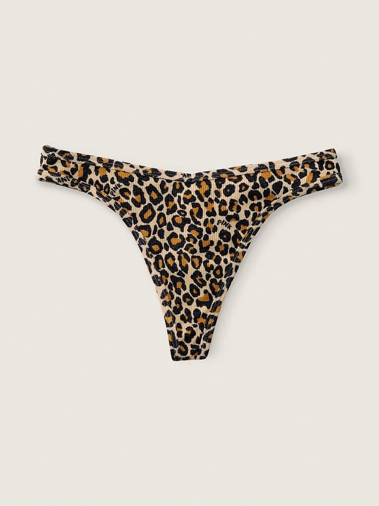 Victorias S Secret Pink Pamuklu Tanga arka görünüm