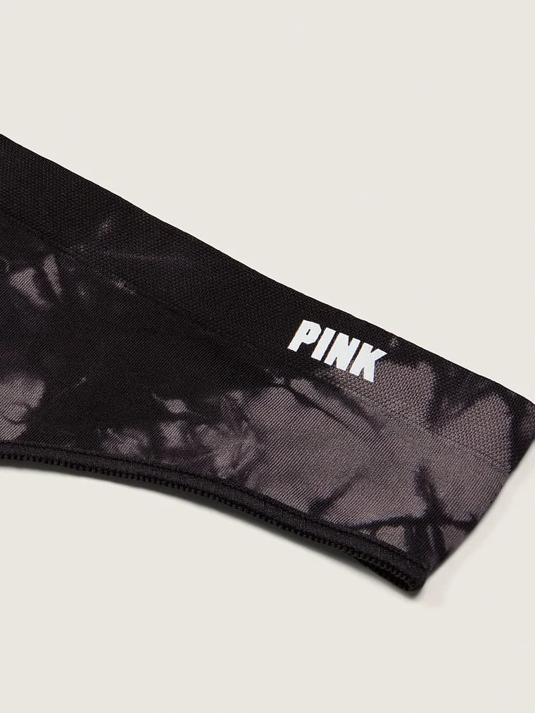 Pink Seamless Tanga Kulot arka görünüm