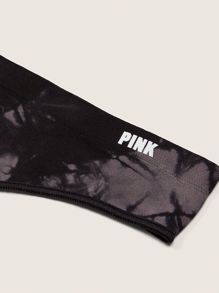 Pink Seamless Tanga Kulot arka görünümü