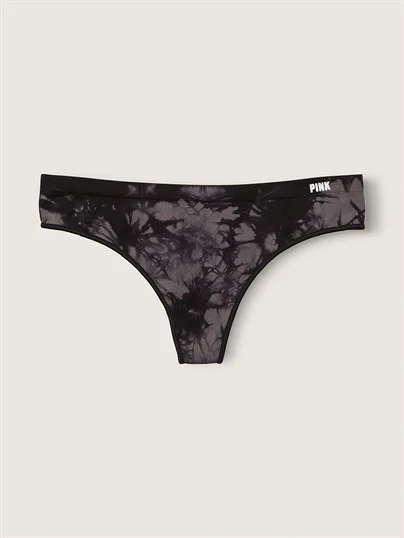 Pink Seamless Tanga Kulot ön görünüm