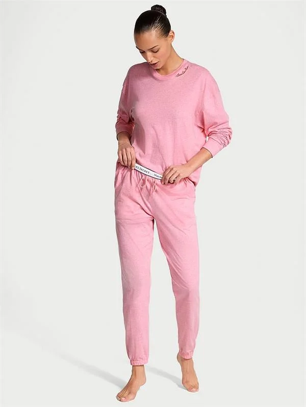 100 Pamuk Uzun Pijama Takimi