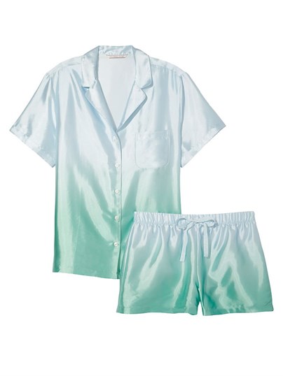 Saten Kısa Pijama Takimi