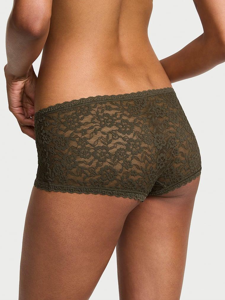 Dantelli Düşük Bel Boyshort Kulot arka görünümü
