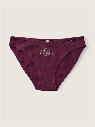 Pink Pamuklu Slip Kulot