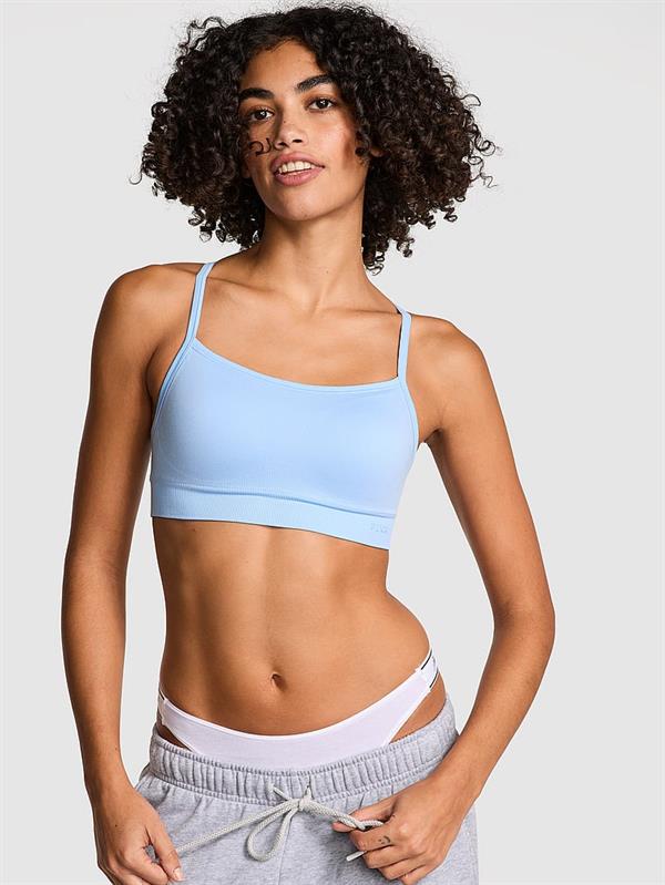 Pink Seamless Air Hafif Destekli Sporcu Sütyeni